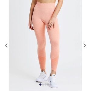 AYBL Motion Seamless Leggings Peach Marl Size Large NWT Athleisure, Workout Fit